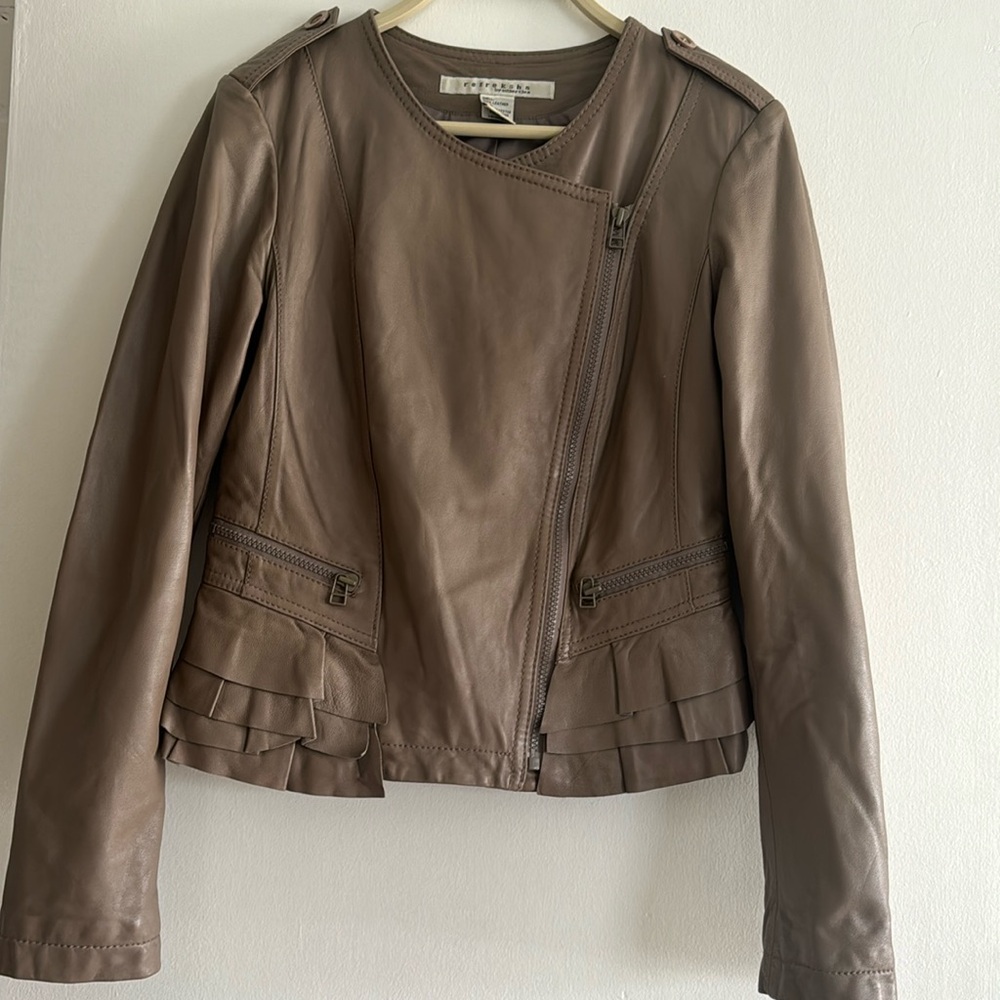 Leather jacket